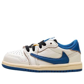 Nike Jordan (PS) Air Jordan 1 Retro Low x Travis Scott x Fragment Sail Military Blue DO5442-104
