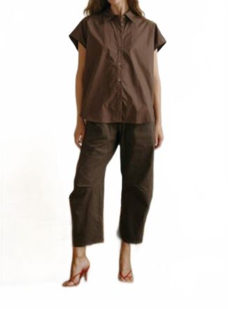 Secular Travis Barrel Pant In Chocolate