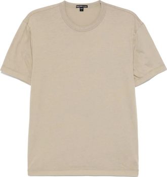 James Perse T-shirt Lotus con effetto spazzolato - Grigio