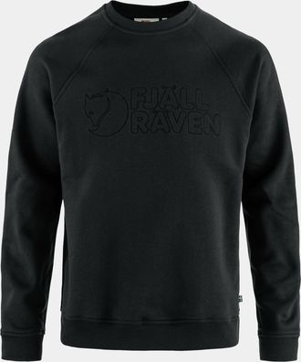 Fjällräven Mens Classic Sweatshirt in Black Cotton - Size X-Large