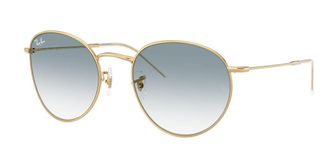 Ray-Ban RBR0103S Round Reverse 001/79 Mens Sunglasses Gold Size 53
