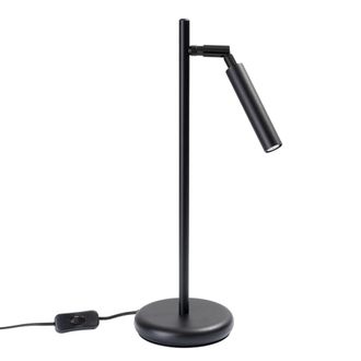 Sollux Lighting L&aacute;mpara de escritorio negro acero alt. 14 cm