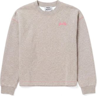 Freddy Felpa Girocollo Comfort M&eacute;lange da Donna, Dettagli Fluo