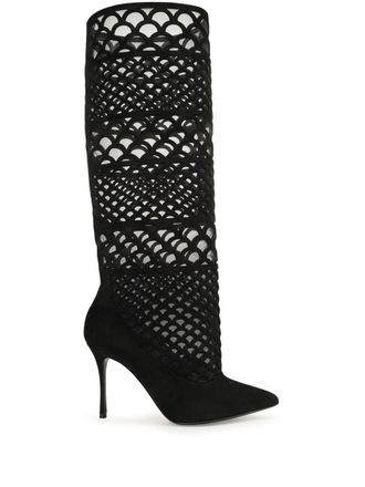 Sergio Rossi Stivali Sr Mermaid 90mm - Nero