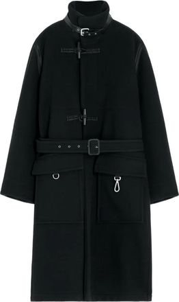 Christophe Lemaire Cappotto con cintura - Nero
