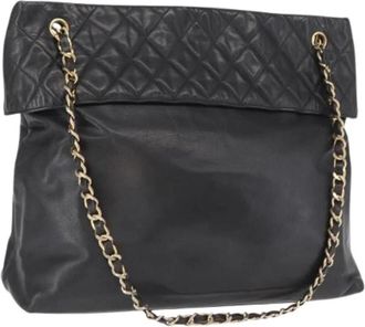 Chanel Pre-owned Shoulder Bags, female, Black, Size: ONE SIZE Pre-owned Chain Tote