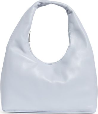 Reformation Willow Leather Shoulder Bag in Mist Leather at Nordstrom