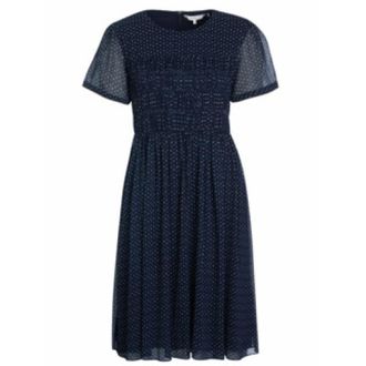 Tommy Hilfiger Dames, Jurken, Blauw, Maat: XL