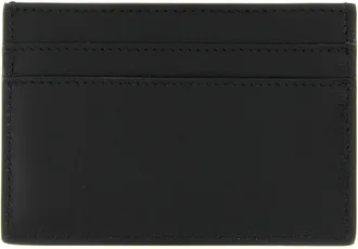 Fendi Leather Card Case - Black