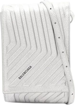 Balenciaga Pre-owned Vintage Schoudertas - Dames - Vintage Schoudertas - Grijs - ONE Size - Leer - Vintage