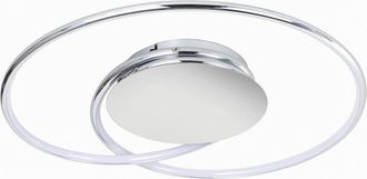 Lindby L&aacute;mpara De Techo Led joline En Plateado Metal - Lindby