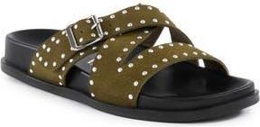 Seychelles VIP List Sandal in Olive at Nordstrom Rack, Size 6.5