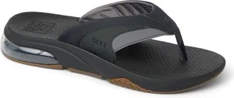 Reef Fanning + Flip Flop in Black at Nordstrom, Size 13