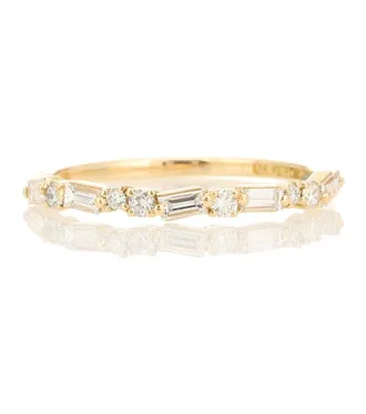 Suzanne Kalan 18kt yellow gold ring with diamonds