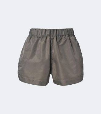 Rick Owens Shorts de tiro alto