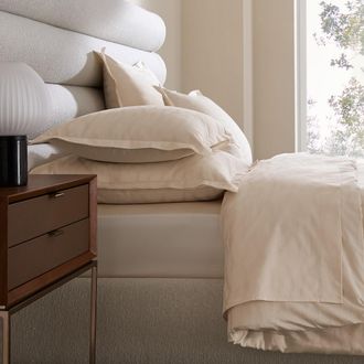 AM.PM Kussenhoes van gewassen katoensatijn, GIACOMO