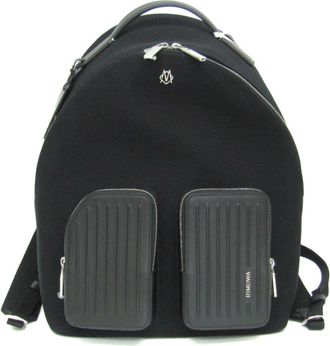 Rimowa Leather Canvas Backpack (Pre-Owned)