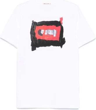 Marni T-shirt in cotone - Bianco