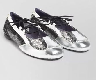 Diesel mesh ballerina shoes