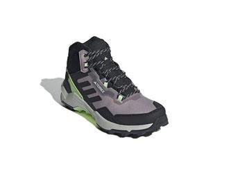adidas Terrex AX4 Mid GORE-TEX(r) Womens Shoes Preloved Fig/Black/Green Spark : 9.5 B - Medium, Textile/Synthetic