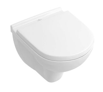 Villeroy & Boch Villeroy&boch - O.novo, Inodoro De Fondo, 360 X 490 Mm, Modelo Suspendido, Desag&uuml;e Horizontal, Porcel&aacute;nico Sanitario, Nf Blanco