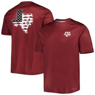 Columbia Mens Columbia Maroon Texas A&M Aggies Terminal Tackle Omni-Shade T-Shirt at Nordstrom, Size Xx-Large