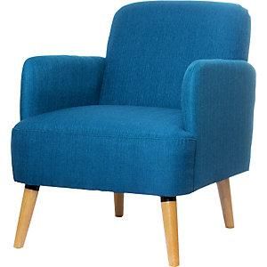 Paperflow Paperflow - Sill&oacute;n Brooks Patas De Madera Maciza Azul