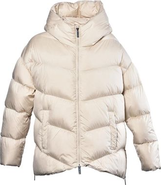 Baldinini Jassen, Dames, Beige, S, Polyester, Donzen Jas