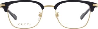 Gucci Demo Square Mens Eyeglasses GG1606OK 002 52