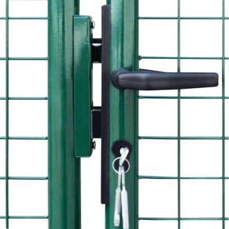 Berkfield Home Mesh Garden Gate 415 x 200 cm / 400 x 150 cm in Green