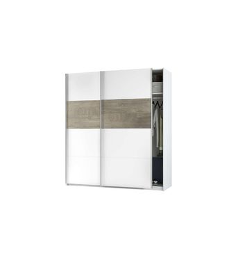 F.R.S. Armario Ropero Linuss De 180 Cm De 2 Puertas Correderas 200 Cm Alto X 180 Cm Ancho X 60 Cm Fondo