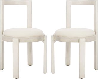 Safavieh Set Of 2 Estes Round Dining Chair