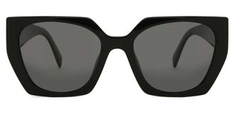 Prada PR 15WS Polarized 1AB5Z1 Womens Sunglasses Black Size 54