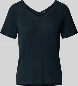 OPUS T-Shirt mit V-Ausschnitt Modell Savella in Dunkelblau, Größe 36
