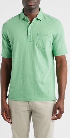Johnnie-O Coastal Wash Original Pocket Polo in Honeydew at Nordstrom, Size Xx-Large