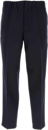 Jil Sander Midnight Blue Wool Pant