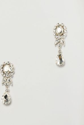 Moschino Orecchini Moschino Couture in ottone con strass incastonati