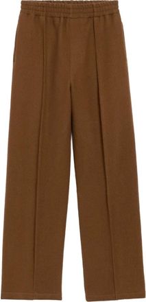 Ami Pantaloni elasticizzati in lana - Marrone