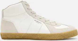 AllSaints Cow Leather Jaimee High Top Leather Trainers, Size: UK 10/US 11/EU 44