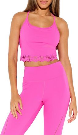 Spiritual Gangster Petal Crop Tank in Hype at Nordstrom, Size X-Small