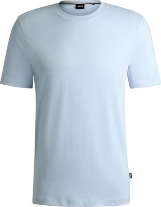 HUGO BOSS Thompson 01 - Heren - T-shirts - Blauw - 2XL - Katoen - Tops