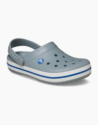 Crocs Mens Crocs Crocband Rubber Mens Concrete Clogs - Grey - Size: UK 9 / eu 43/44 / us m10w12