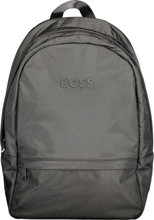 HUGO BOSS Black Polyester Mens Mens Backpack