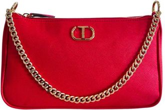 Twinset Red PU Women Crossbody Womens Bag