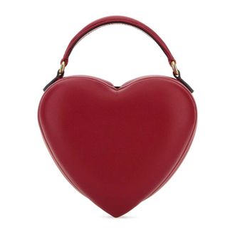 Moschino Handbags, female, Red, Size: ONE SIZE Love Me Bag