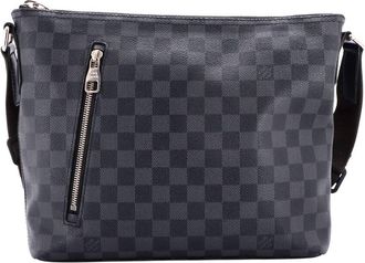 Louis Vuitton Mick Messenger Bag Damier Graphite Pm (Authentic Pre-Loved)