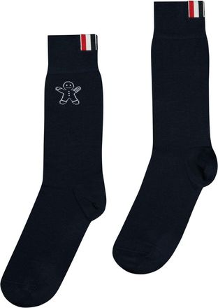 Thom Browne Sokken met stripjacquard - Blauw