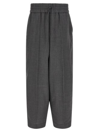 Ami Grey Relaxed Drawstring Pants