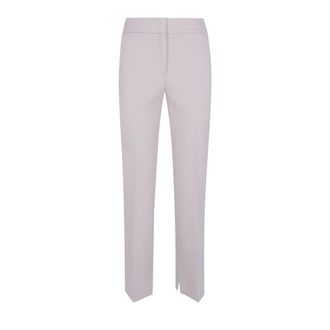 PESERICO Cropped Broeken - Dames - Vrijetijds broeken - Beige - 2XL - Katoen - Broeken