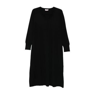 Marina Rinaldi Dames, Jurken, Zwart, Maat: L Viscose